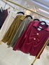 Satin Long Sleeves Collar Shirts
